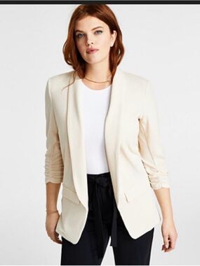 Bar III Cream Blazer, lightweight suit jacket